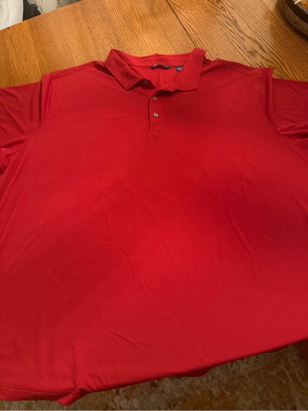 Cutter & Buck Red Short-Sleeve Polo